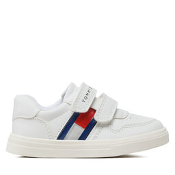 

Снікерcи Tommy Hilfiger Flag Low Cut Velcro Sneaker T1B9-32841-135 S White 100, Білий