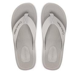 Calvin Klein Zehentrenner Calvin Klein Logo Webbing Strap HM0HM02106 Grau