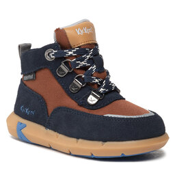 Kickers Šnurovacia obuv Kickers Juniby 878790-10 M Navy/Brown 102