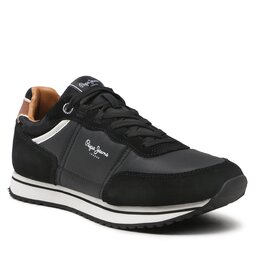 Снікерcи Pepe Jeans Tour Classic 22 PMS30883 Black 999, Чорний