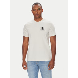 Calvin Klein Calvin Klein Футболка Abstract Graphic LV04RC853G Écru Regular Fit