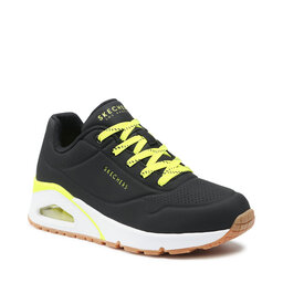

Снікерcи Skechers Uno 155172/BKLM Black/Lime, Чорний
