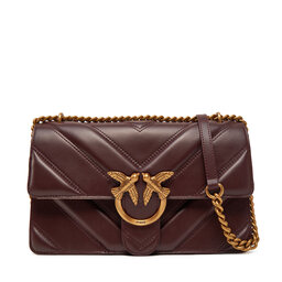PINKO Handtasche PINKO Love One Classic Light Dc PE 25 PLTT 104549 A26Z Dunkelrot