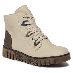 Rieker Botines Rieker Y3401-60 Crema / Schoko / Liane / Jeans 60