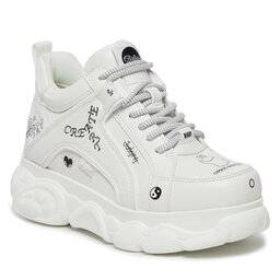 Buffalo Sneakers Buffalo Cld Corin 1636024 Graffiti White /Black