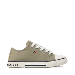 

Кеди Tommy Hilfiger Low Cut Lace-Up Sneaker T3X4-32207-0890 M Military Green 414, Зелений
