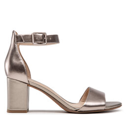 

Босоніжки Clarks Deva Mae 261330324 Pewter Leather, Золотий