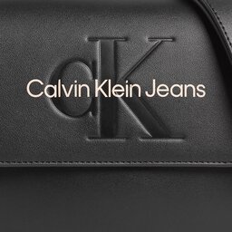 

Сумка Calvin Klein Jeans Sculpted Saddle Bag22 Mono K60K611223 Black With Rose 01F, Чорний