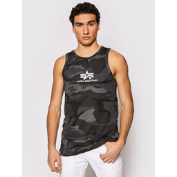 Alpha Industries Alpha Industries Tank top Basci Camo 126566C Γκρι Regular Fit