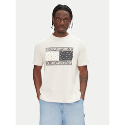 Tommy Jeans Tommy Jeans Marškinėliai Paisley Flag DM0DM20810 Smėlio Relaxed Fit