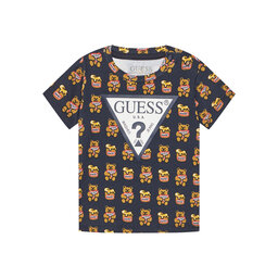 Guess Guess Marškinėliai H1YT00 K6YW1 Juoda Regular Fit