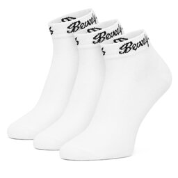 Beverly Hills Polo Club Duge čarape Beverly Hills Polo Club KR_BHPC_GOAL_S_SS2025_(3pack) Bijela