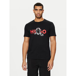 HUGO HUGO T-Shirt Deyladec 50530607 Μαύρο Regular Fit