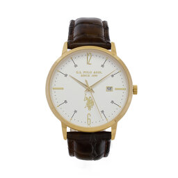 U.S. Polo Assn. Ρολόι U.S. Polo Assn. Dorian USP7279YG Καφέ
