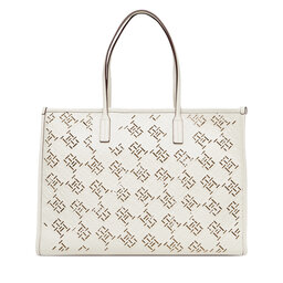 Tommy Hilfiger Handtasche Tommy Hilfiger Th City AW0AW17501 Écru