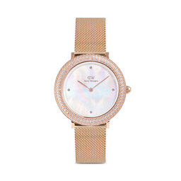 Daniel Wellington Zegarek Daniel Wellington Crystalline Bezel 3 DW00100823 Różowe złoto