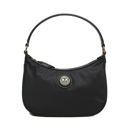 Pinko Handtasche Pinko Half Moon Mini AI 23-24 PLTT 101523 A11Q Black Z99Q