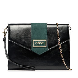 Nobo Bolso Nobo NBAG-R1750-CM08 Czarny Z Zielonym