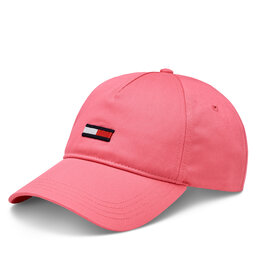 Tommy Jeans Gorra con visera Tommy Jeans Elongated AW0AW15842 Pink Alert THW