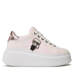 

Снікерcи KARL LAGERFELD KL63530F White Textured Lthr W/Pink, Білий