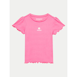 Guess Guess Póló K4YI14 KBZP4 Rózsaszín Regular Fit