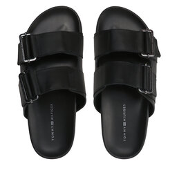 

Шльопанці Tommy Hilfiger Lth Buckles FM0FM04796 Black BDS, Чорний