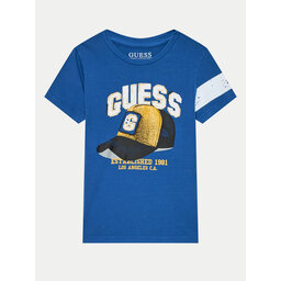 Guess Guess Футболка N4YI04 K8HM4 Голубий Regular Fit