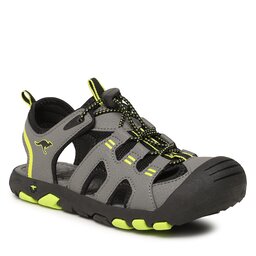 KangaRoos Sandali KangaRoos K-Trek Jam 10046 000 2221 Steel Grey/Limetta
