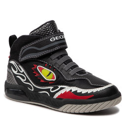 Geox Сникърси Geox J Inek B. A J169CA 0BU11 C0127 D Black/White