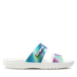 

Шльопанці Crocs Classic Crocs Solarized Sandal 207771 White/Multi, Голубий