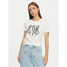 Vero Moda Vero Moda Póló Romy 10320297 Fehér Regular Fit