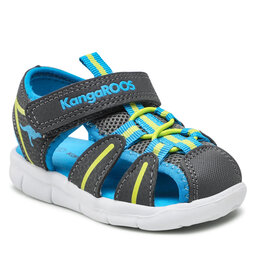 KangaRoos Σανδάλια KangaRoos K-Grobi 02106 000 2014 Steel Grey/Lime