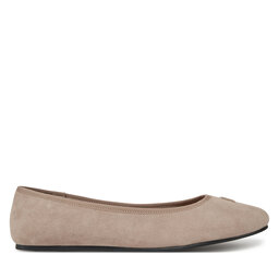 Tommy Hilfiger Bailarinas Tommy Hilfiger Th Hardware Suede Ballerina FW0FW08655 Beis