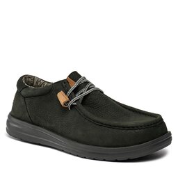 Hey Dude Halbschuhe Hey Dude Wall Grip Craft Leather 40175-001 Black