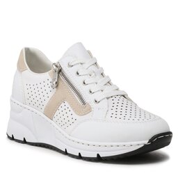 Rieker Sneakers Rieker N6304-80 Weiss Kombi