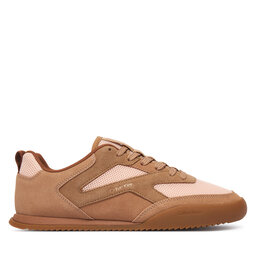 Calvin Klein Sneakers Calvin Klein Low Pro Runner Laceup Mesh Sue HW0HW03100 Braun