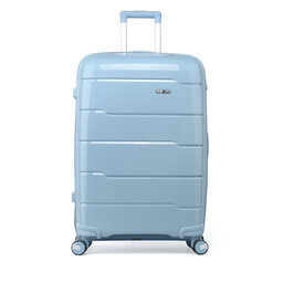 Semi Line Μεσαία Βαλίτσα Semi Line T5751-2 Μπλε