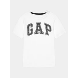 Gap Gap Marškinėliai 473269-00 Balta Regular Fit