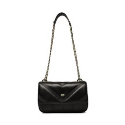 

Сумка DKNY Becca Md Flap Should R313BW79 Blk/Gold BGD, Чорний