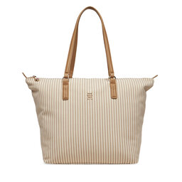Tommy Hilfiger Torebka Tommy Hilfiger Poppy Summer Tote AW0AW17203 Beżowy