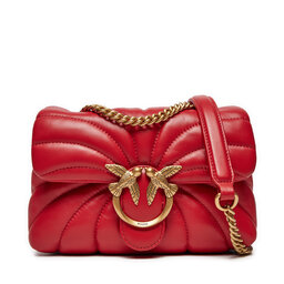 PINKO Handtasche PINKO Love Puff Mini Cl AI 24-25 PLTT 100039 A1EX Rot