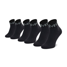 Calvin Klein 3 pár hosszú szárú férfi zokni Calvin Klein 701218722 Black 001
