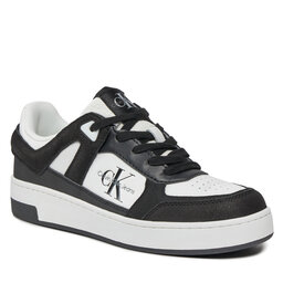 Calvin Klein Jeans Sneakersy Calvin Klein Jeans Basket Cupsole Low Mix Ml Fad YW0YW01301 Black/Bright White 0GM