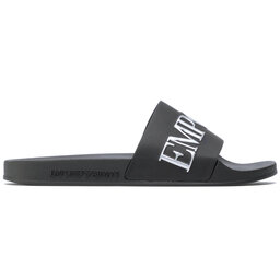 

Шльопанці Emporio Armani X4PS04 XM291 M596 Black/Black Opq/Silv, Чорний