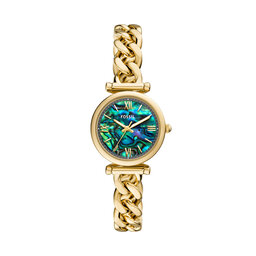 Fossil Hodinky Fossil Carlie ES5416 Zlatá