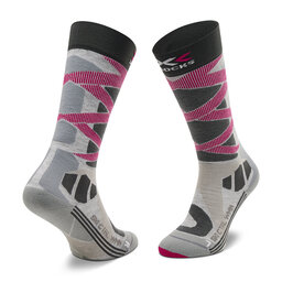 

Високі жіночі шкарпетки X-Socks Ski Control 4.0 XSSSKCW19W G175, Сірий