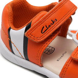 

Босоніжки Clarks Zora Nemo T 261583957 Orange Leather, Оранжевий