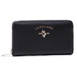 U.S. Polo Assn. Portofel Mare de Damă U.S. Polo Assn. Stanford L Zip Wallet BEUSS5184WVP000 Black
