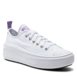 Converse Sneakers Converse Chuck Taylor All Star Move Color Pop Platform 271717C White/Pixel Purple/White
