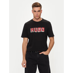 HUGO Hugo T-Shirt Daqerio 50516624 Μαύρο Regular Fit